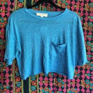 Urban Outfitters Blue Crop NWT